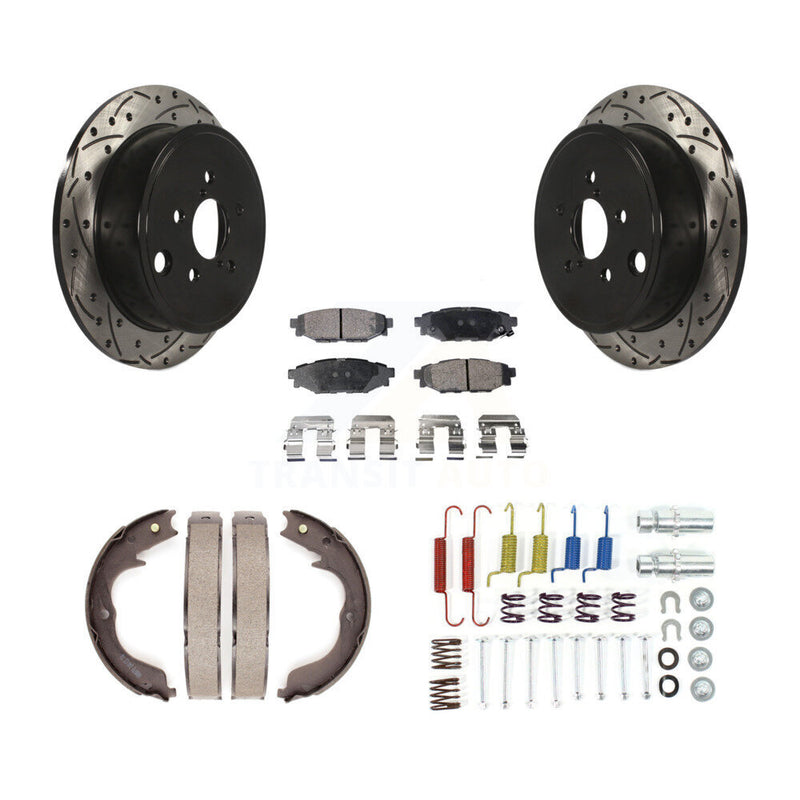 Transit Auto KDF-101682 Disc Brake Kit for 2008-2014 Subaru Impreza, Subaru Forester - Rear