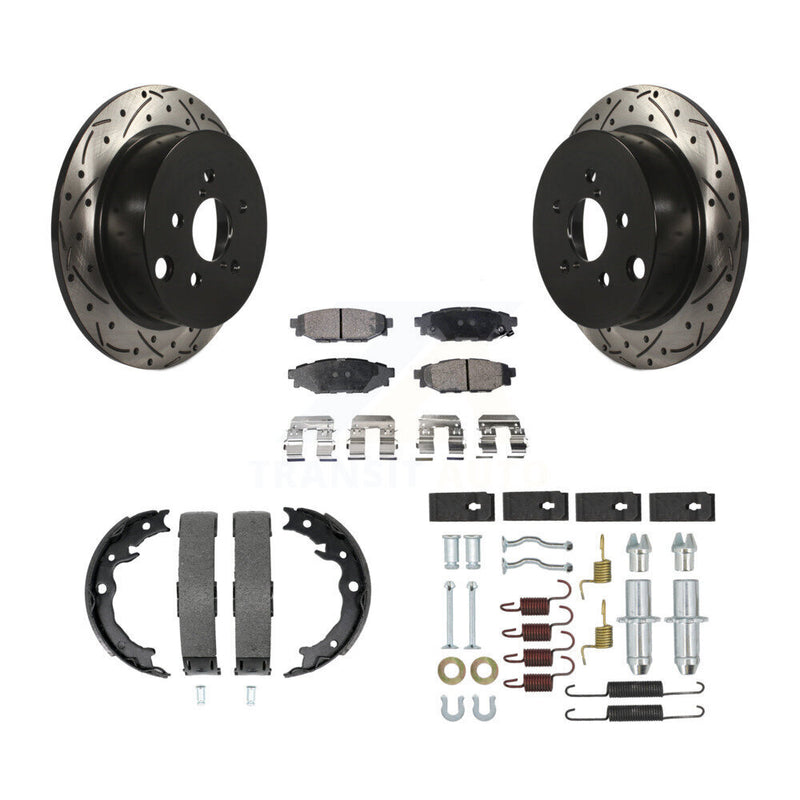 Transit Auto KDF-101683 Disc Brake Kit for 2012-2022 Subaru Crosstrek, Subaru Impreza and More - Rear