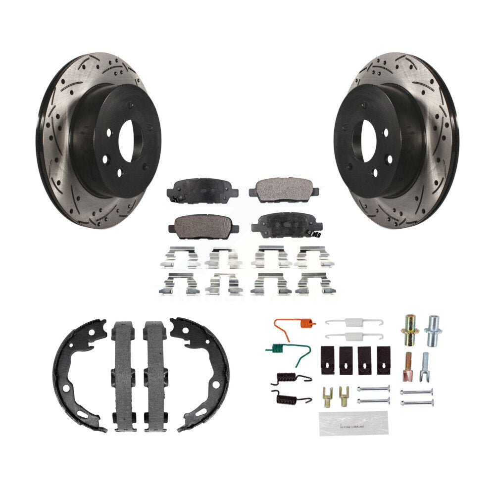 Transit Auto KDF-101687 Disc Brake Kit for 2014-2019 Nissan Rogue - Rear