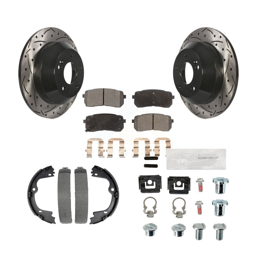 Transit Auto KDF-101688 Disc Brake Kit for 2015-2021 Kia Sedona - Rear