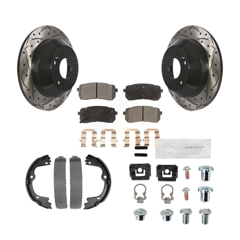 Transit Auto KDF-101688 Disc Brake Kit for 2015-2021 Kia Sedona - Rear