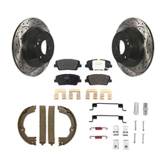 Transit Auto KDF-101691 Disc Brake Kit for 2017-2019 Hyundai Santa Fe XL, Hyundai Santa Fe, Hyundai Santa Fe Sport - Rear