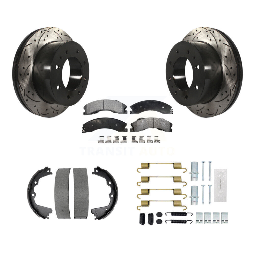 Transit Auto KDF-101697 Disc Brake Kit for 2013-2019 Chevrolet Silverado 2500 HD, GMC Sierra 2500 HD - Rear