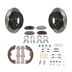 Transit Auto KDF-101706 Disc Brake Kit for 2007-2014 Nissan Altima - Rear