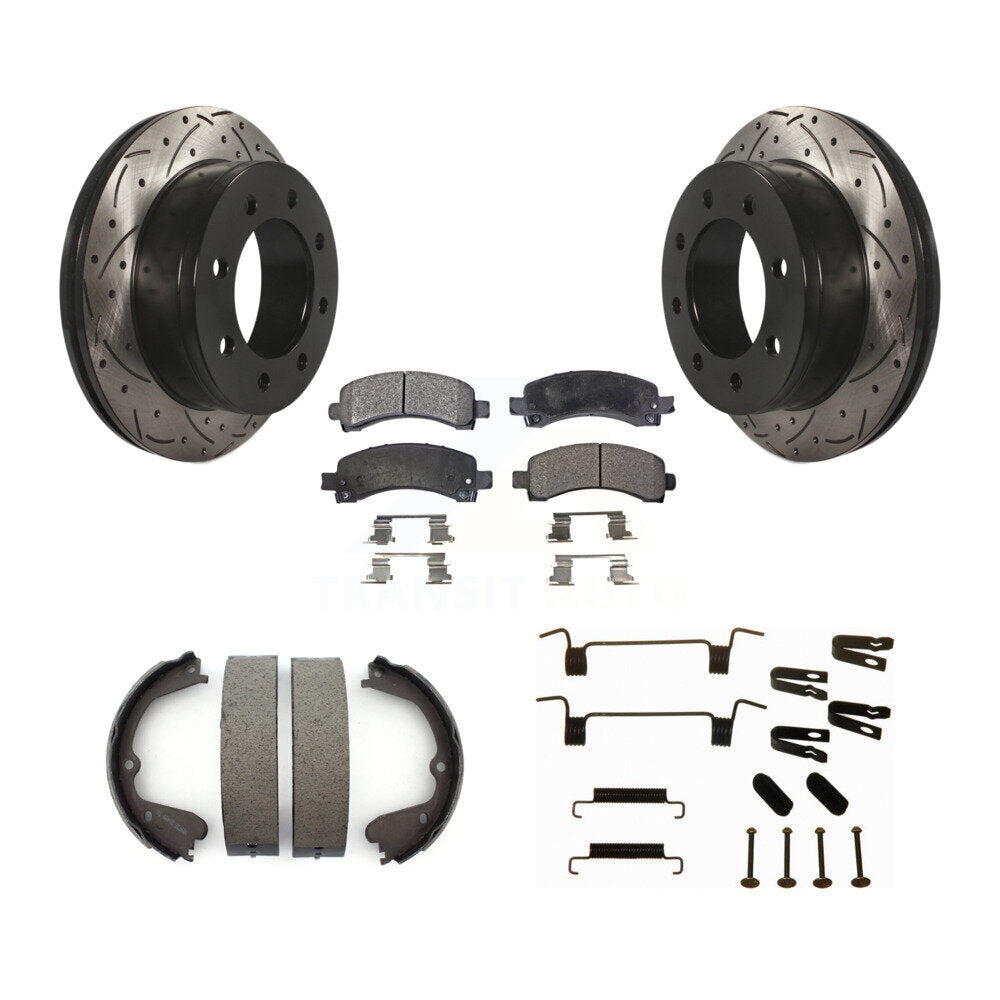 Transit Auto KDF-101717 Disc Brake Kit for 2008-2012 GMC Savana 3500 - Rear