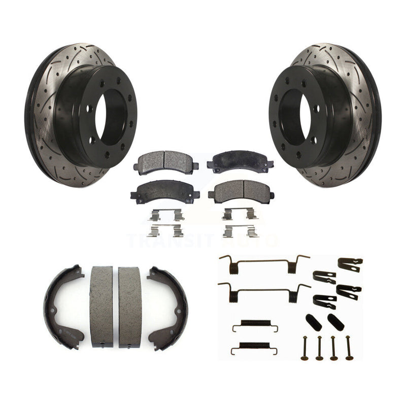 Transit Auto KDF-101717 Disc Brake Kit for 2008-2012 GMC Savana 3500 - Rear