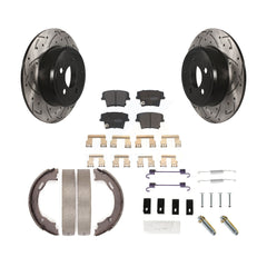 Transit Auto KDF-101729 Disc Brake Kit for 2005-2021 Dodge Charger, Chrysler 300 and More - Rear