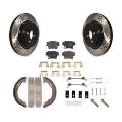 Transit Auto KDF-101730 Disc Brake Kit for 2006-2016 Dodge Charger, Dodge Magnum - Rear