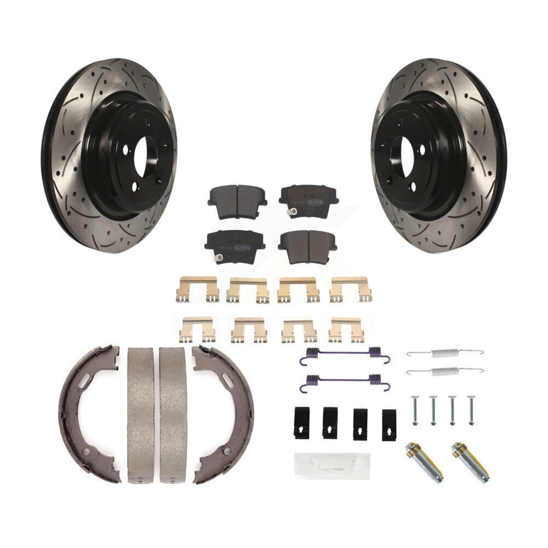 Transit Auto KDF-101730 Disc Brake Kit for 2006-2016 Dodge Charger, Dodge Magnum - Rear