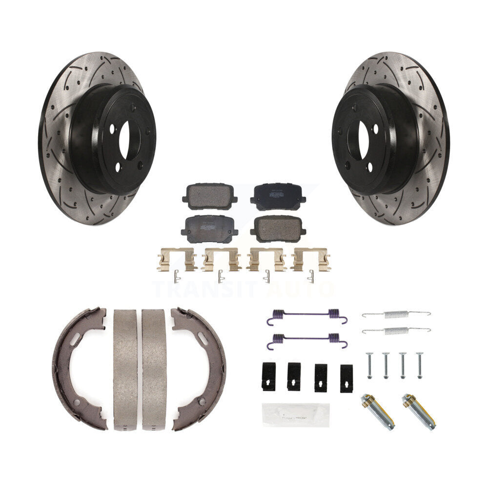 Transit Auto KDF-101734 Disc Brake Kit for 2014-2021 Dodge Charger - Rear