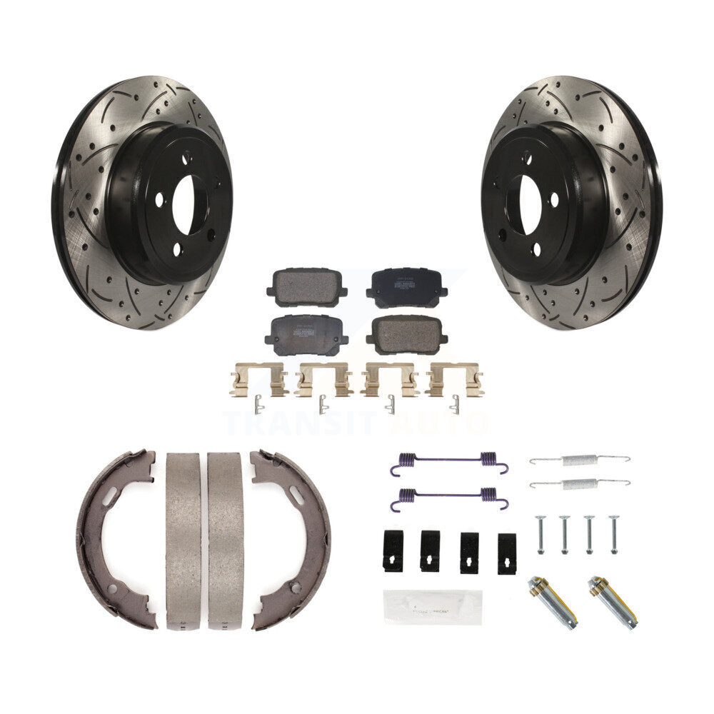 Transit Auto KDF-101735 Disc Brake Kit for 2017-2018 Dodge Charger - Rear