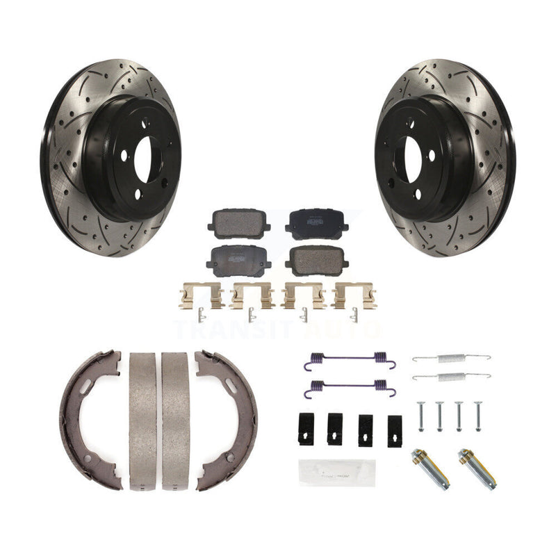 Transit Auto KDF-101735 Disc Brake Kit for 2017-2018 Dodge Charger - Rear
