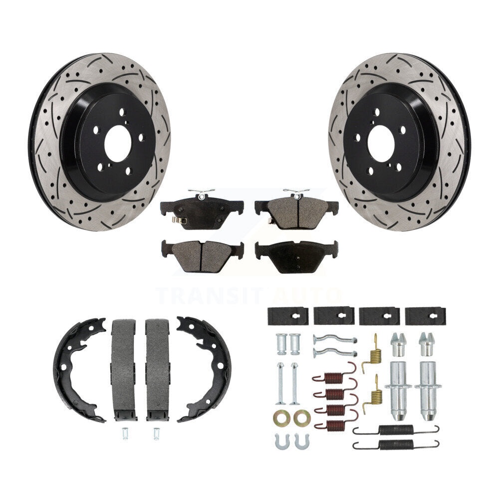 Transit Auto KDF-101738 Disc Brake Kit for 2021 Subaru Crosstrek - Rear