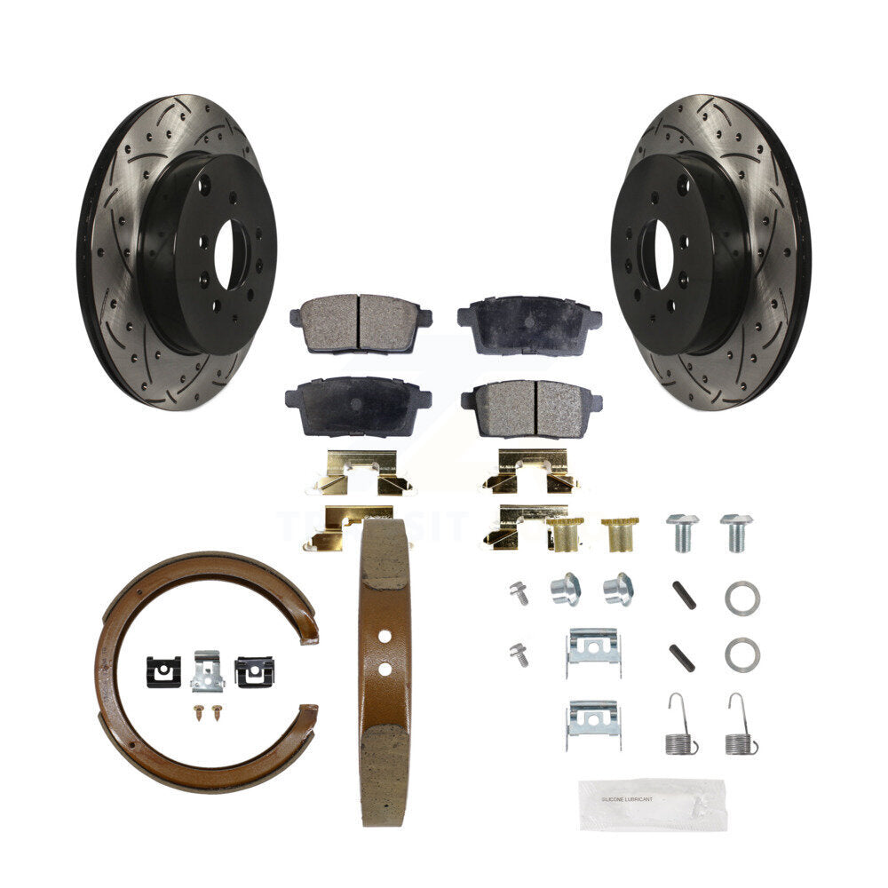 Transit Auto KDF-101740 Disc Brake Kit for 2007-2012 Mazda CX-9 - Rear