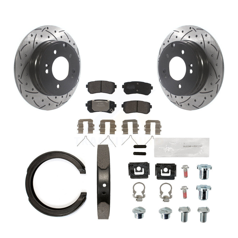 Transit Auto KDF-101743 Disc Brake Kit for 2016-2020 Kia Optima - Rear