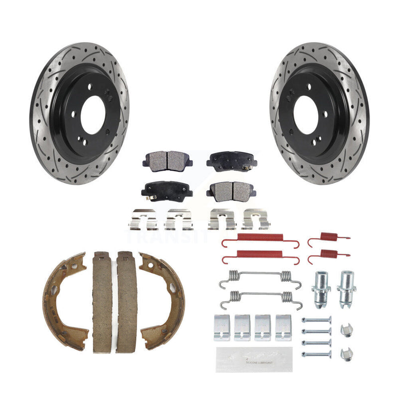 Transit Auto KDF-101746 Disc Brake Kit for 2013 Kia Optima - Rear