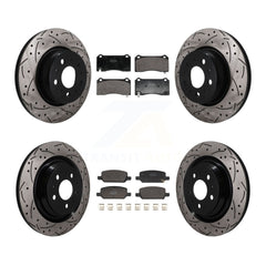 Transit Auto KDF-101760 Disc Brake Kit for 2017-2022 Tesla 3 - Front and Rear