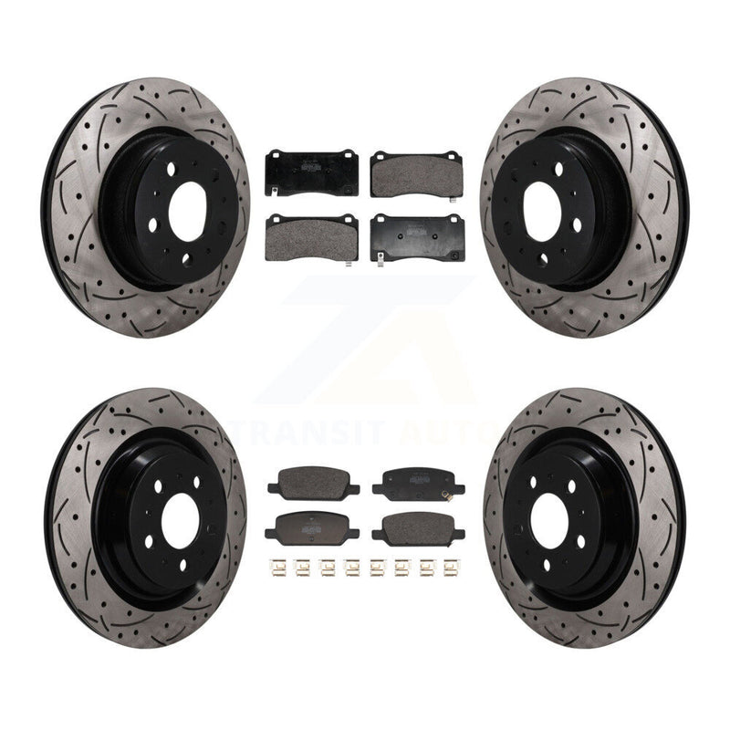 Transit Auto KDF-101760 Disc Brake Kit for 2017-2022 Tesla 3 - Front and Rear