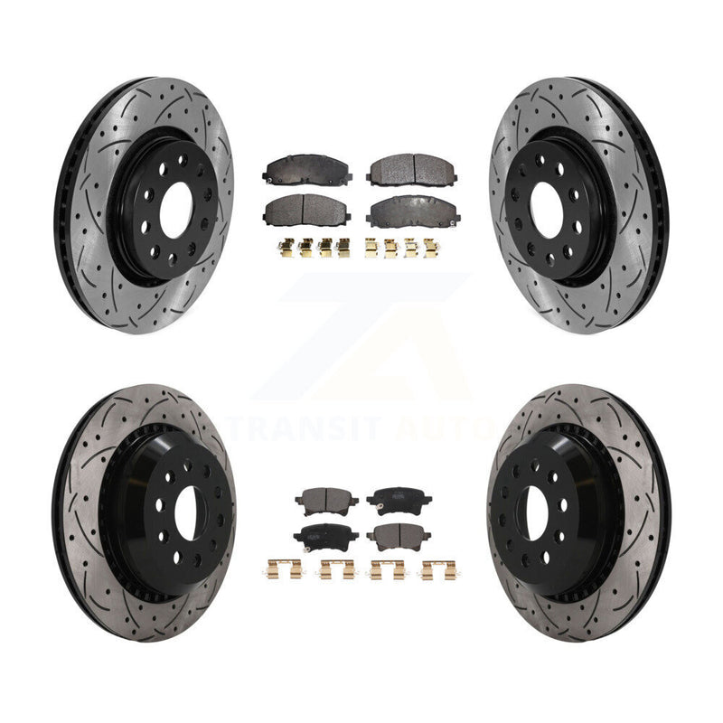 Transit Auto KDF-101762 Disc Brake Kit for 2020-2023 Jeep Gladiator - Front and Rear
