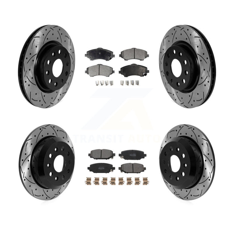 Transit Auto KDF-101763 Disc Brake Kit for 2018-2020 Jeep Wrangler - Front and Rear