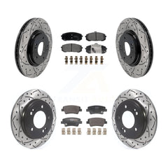 Transit Auto KDF-101765 Disc Brake Kit for 2021-2024 Hyundai Elantra - Front and Rear