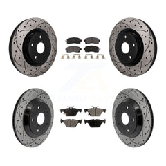 Transit Auto KDF-101772 Disc Brake Kit for 2019-2024 Subaru Crosstrek, Subaru Forester - Front and Rear