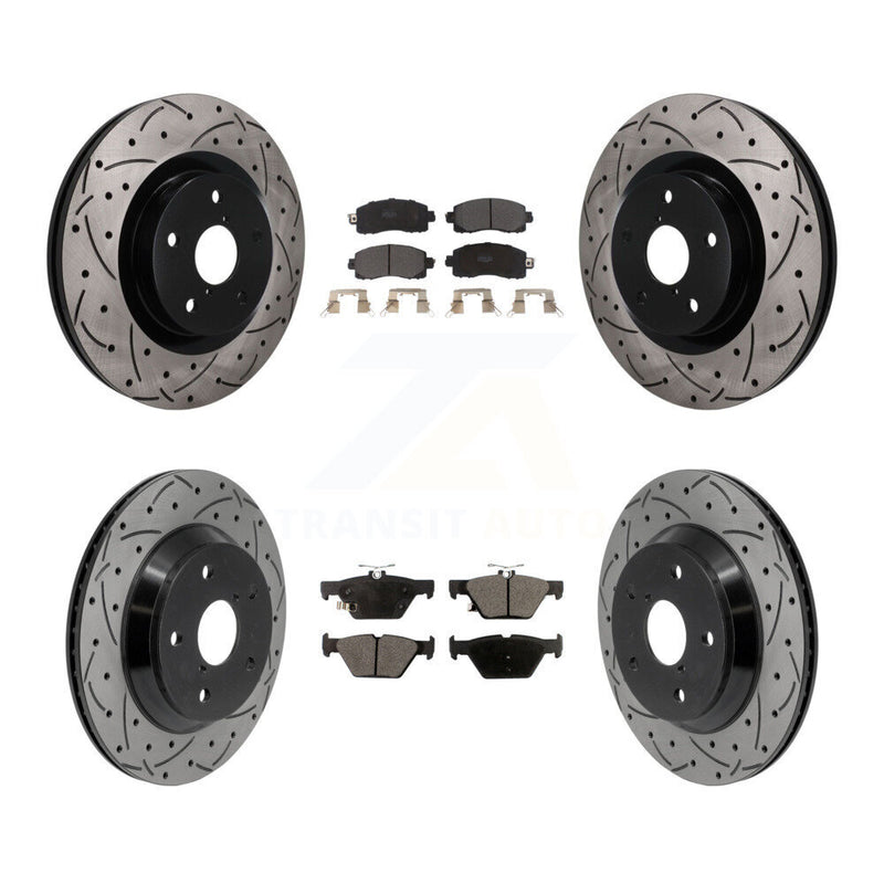 Transit Auto KDF-101772 Disc Brake Kit for 2019-2024 Subaru Crosstrek, Subaru Forester - Front and Rear