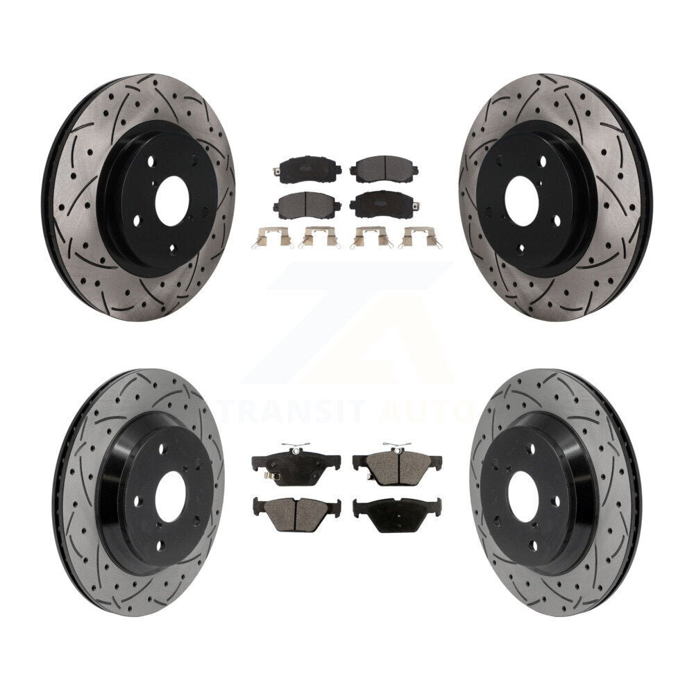 Transit Auto KDF-101773 Disc Brake Kit for 2019-2022 Subaru Forester - Front and Rear