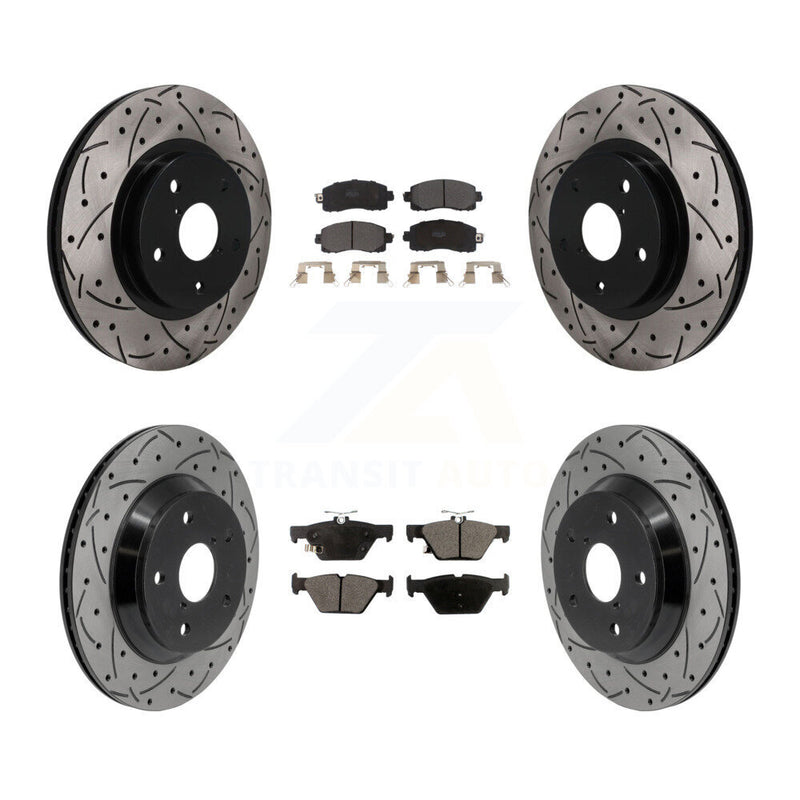Transit Auto KDF-101773 Disc Brake Kit for 2019-2022 Subaru Forester - Front and Rear