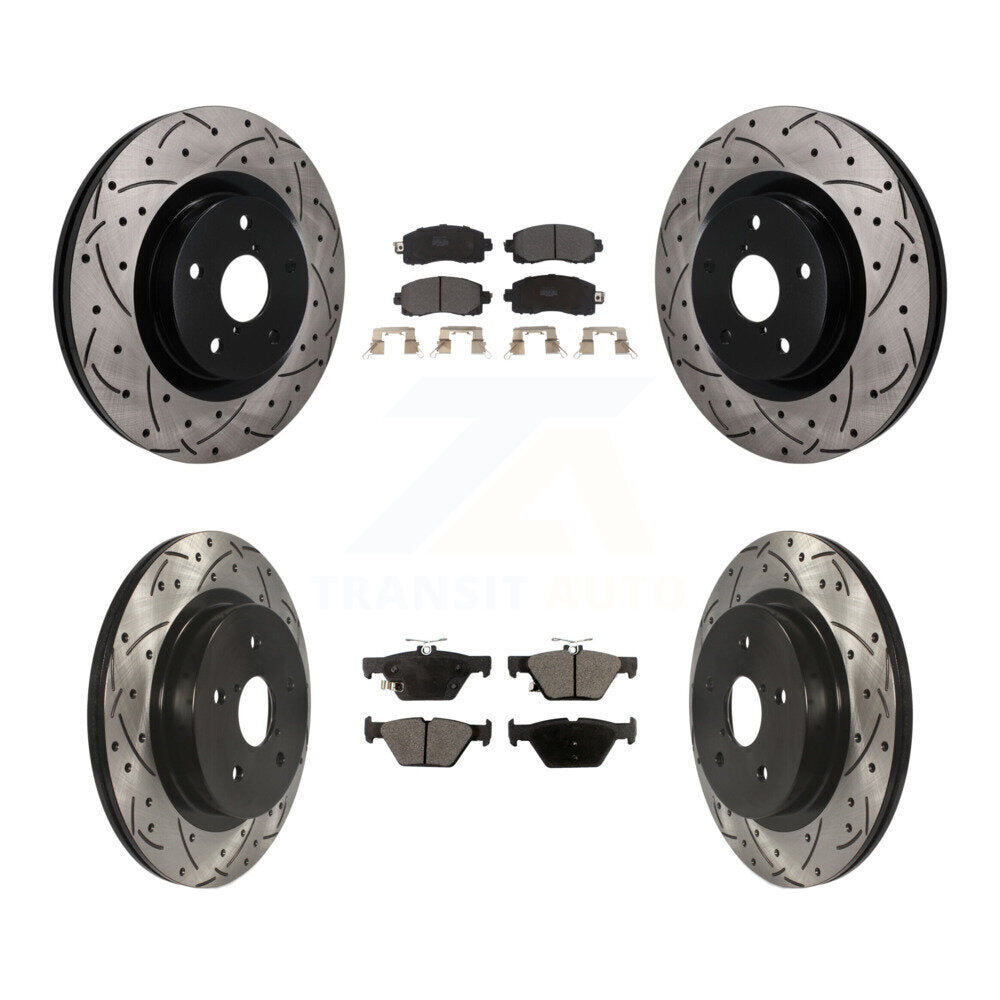 Transit Auto KDF-101774 Disc Brake Kit for 2020-2024 Subaru WRX, Subaru Legacy, Subaru Outback - Front and Rear