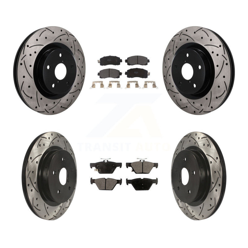 Transit Auto KDF-101774 Disc Brake Kit for 2020-2024 Subaru WRX, Subaru Legacy, Subaru Outback - Front and Rear