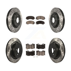 Transit Auto KDF-101778 Disc Brake Kit for 2014-2024 INFINITI Q60, INFINITI Q50 - Front and Rear