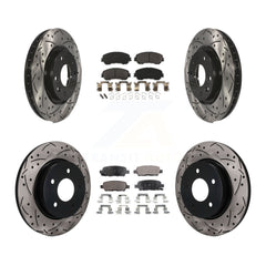 Transit Auto KDF-101782 Disc Brake Kit for 2017-2019 Nissan Rogue Sport, Nissan Qashqai - Front and Rear