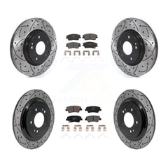 Transit Auto KDF-101786 Disc Brake Kit for 2017-2022 Hyundai Tucson, Kia Sportage - Front and Rear