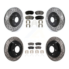 Transit Auto KDF-101789 Disc Brake Kit for 2018-2021 Hyundai Kona - Front and Rear