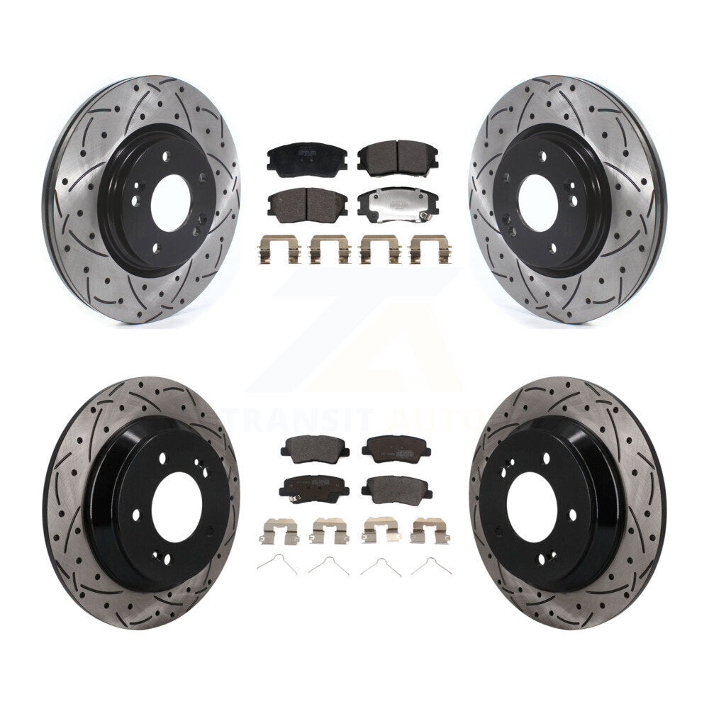 Transit Auto KDF-101790 Disc Brake Kit for 2020-2022 Kia Soul - Front and Rear