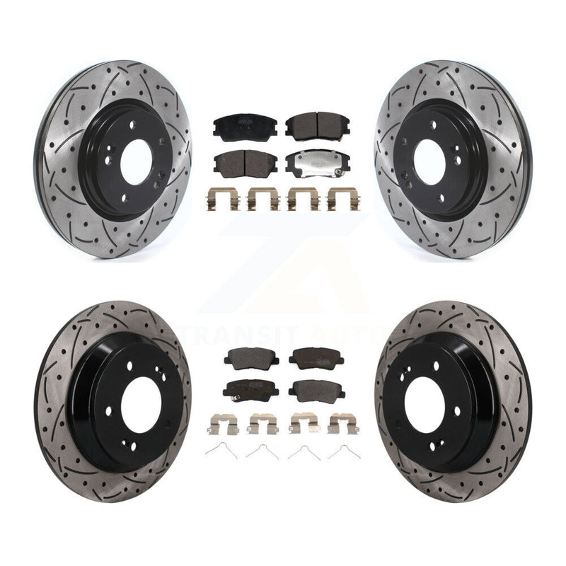 Transit Auto KDF-101790 Disc Brake Kit for 2020-2022 Kia Soul - Front and Rear
