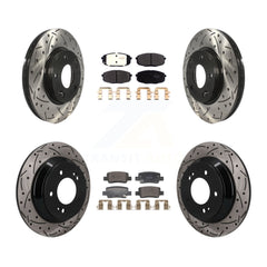 Transit Auto KDF-101792 Disc Brake Kit for 2021-2024 Kia Seltos - Front and Rear