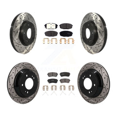 Transit Auto KDF-101794 Disc Brake Kit for 2022 Hyundai Kona - Front and Rear