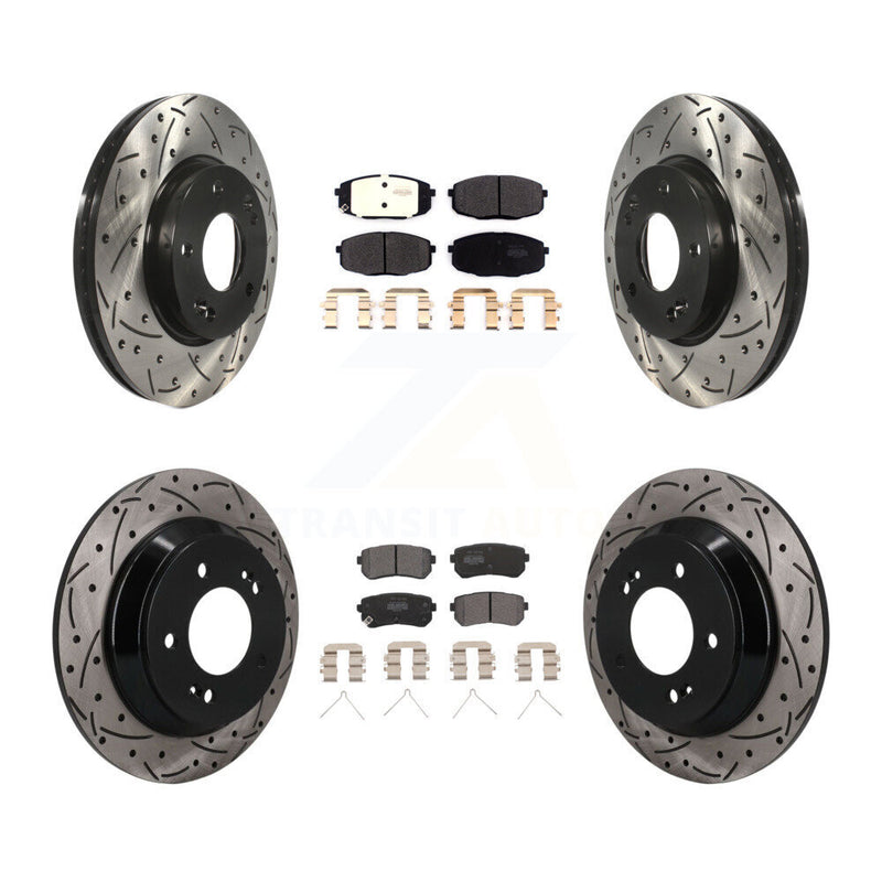 Transit Auto KDF-101794 Disc Brake Kit for 2022 Hyundai Kona - Front and Rear