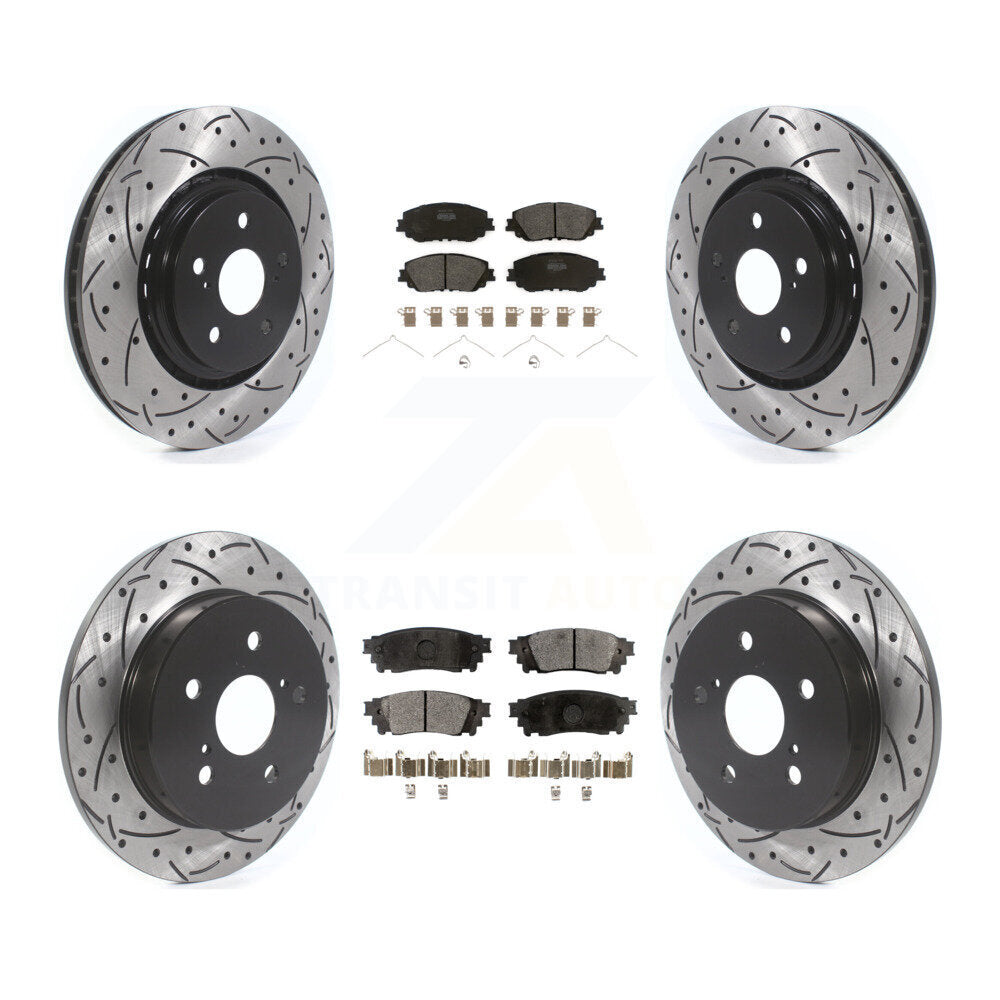 Transit Auto KDF-101797 Disc Brake Kit for 2020 Toyota Camry - Front and Rear
