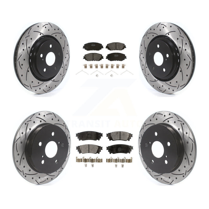 Transit Auto KDF-101797 Disc Brake Kit for 2020 Toyota Camry - Front and Rear