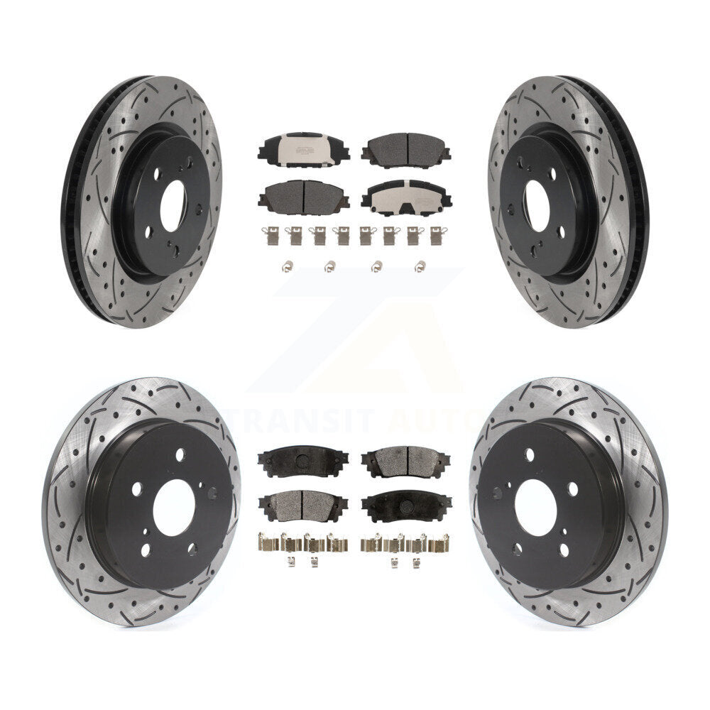 Transit Auto KDF-101799 Disc Brake Kit for 2023 Toyota Prius - Front and Rear