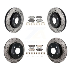 Transit Auto KDF-101800 Disc Brake Kit for 2021-2023 Nissan Kicks - Front and Rear