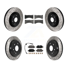 Transit Auto KDF-101801 Disc Brake Kit for 2020-2024 Chevrolet Silverado 1500 LTD, GMC Sierra 1500 Limited and More - Front and Rear