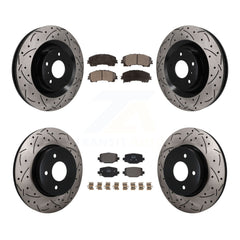 Transit Auto KDF-101803 Disc Brake Kit for 2019-2023 INFINITI QX55, INFINITI QX50 - Front and Rear