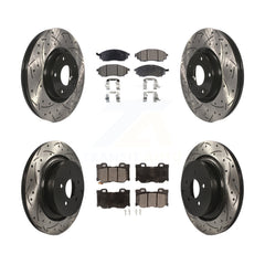 Transit Auto KDF-101806 Disc Brake Kit for 2011-2019 INFINITI Q70L, INFINITI Q70 and More - Front and Rear