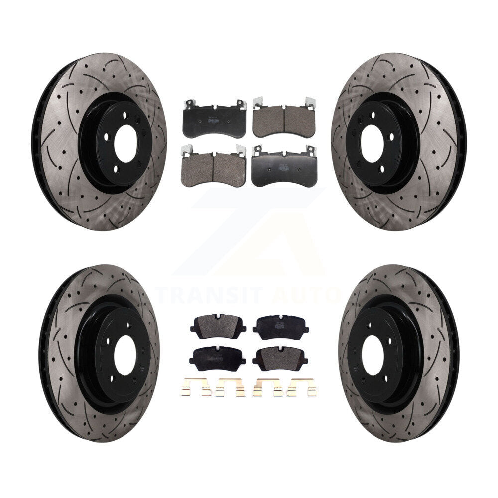Transit Auto KDF-101810 Disc Brake Kit for 2018 Land Rover Range Rover - Front and Rear