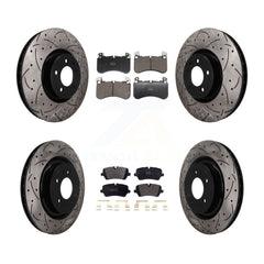 Transit Auto KDF-101810 Disc Brake Kit for 2018 Land Rover Range Rover - Front and Rear