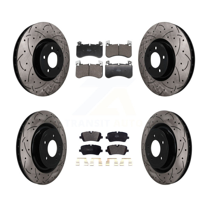 Transit Auto KDF-101810 Disc Brake Kit for 2018 Land Rover Range Rover - Front and Rear